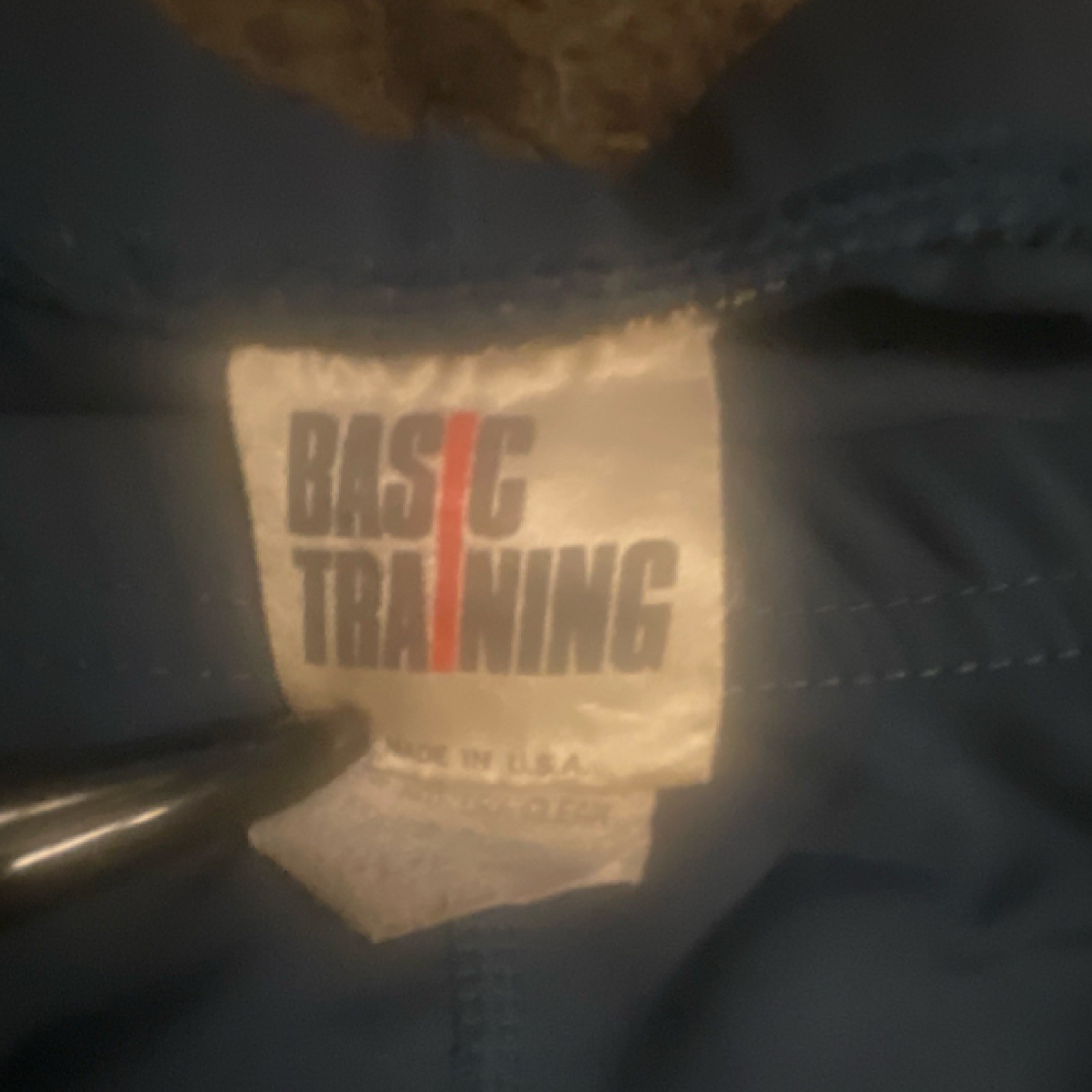 Basic Training Athletic Shorts 77% Nylon 23% Lycra Spandex Blue
