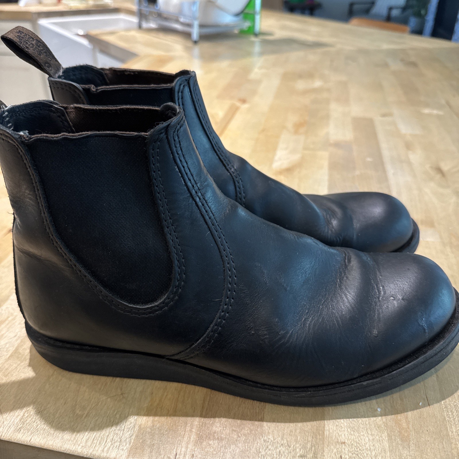 Red Wing 11D 3194 Classic Chelsea Boots Black Made in USA