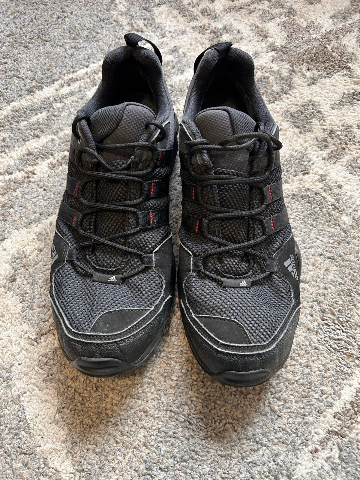 Adidas AX2 Traxion Black Hiking Trail shoes men’s size 12 #D67192