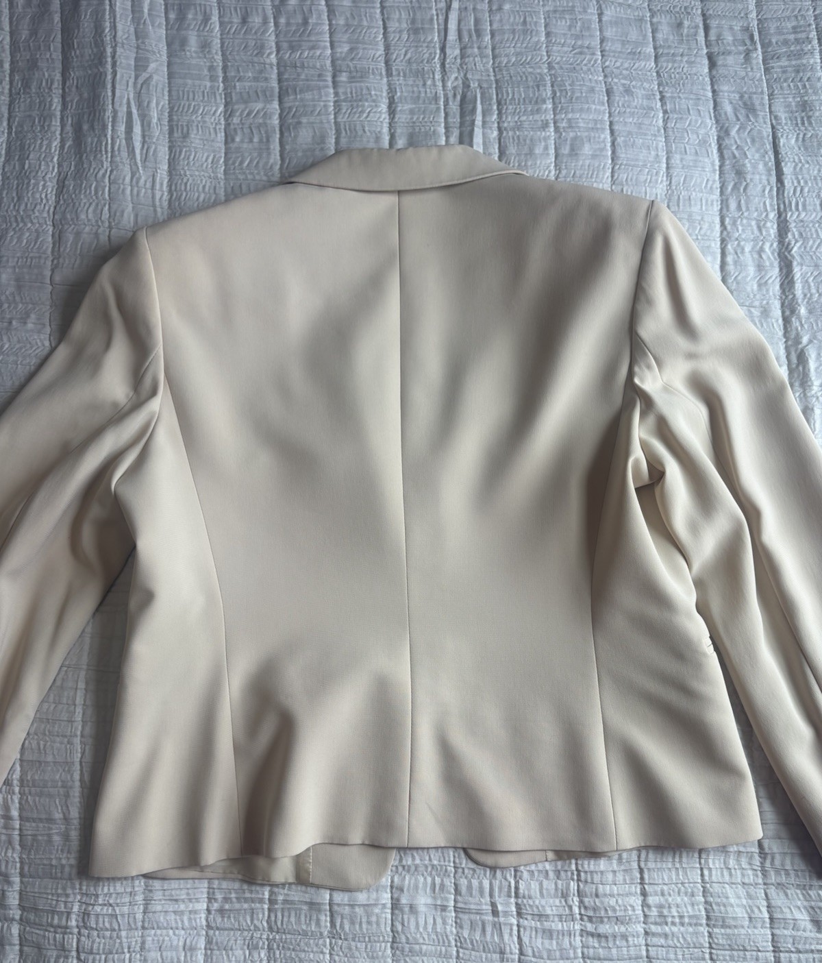 Max Mara One Button Jacket Crème Vintage