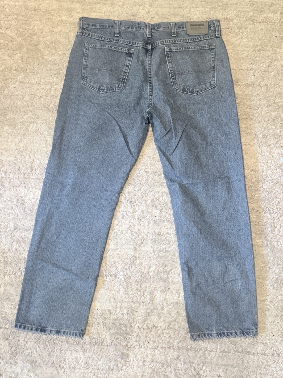 Wrangler Workwear Men’s Dark Wash Denim Straight Fit Jeans – NEVER WORN