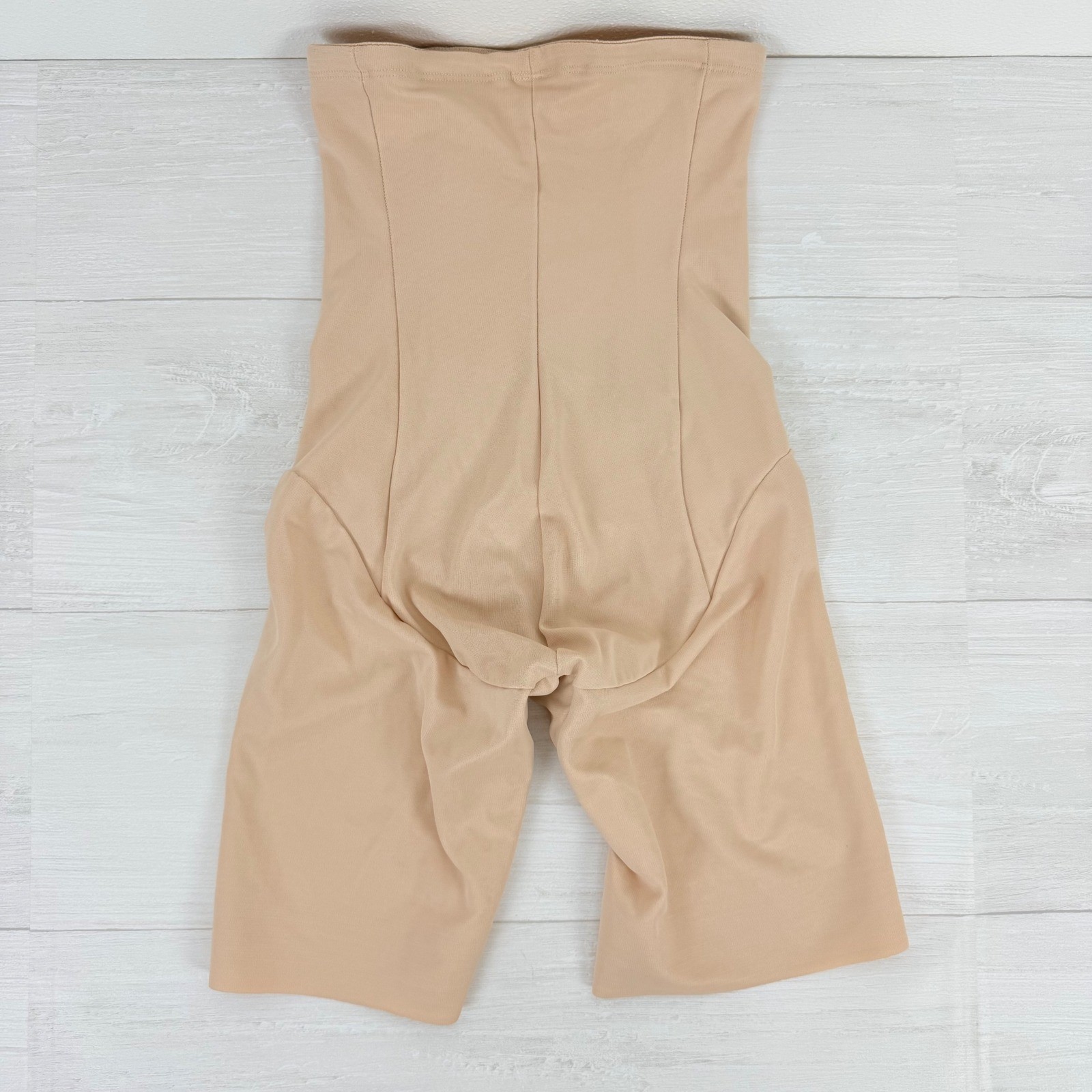 Miraclesuit Shapewear Size S High Waist Long Leg Nude Extra Firm Thigh Slimming
