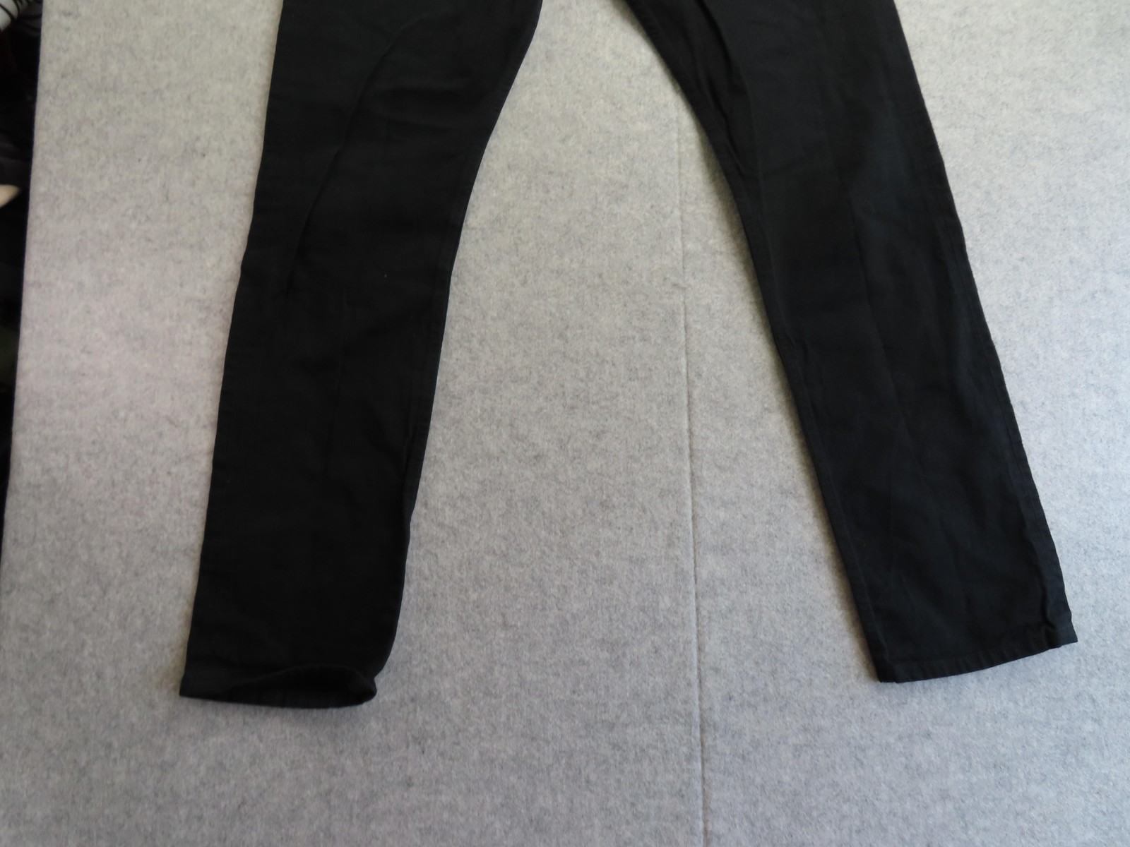 3Sixteen Jeans Mens 36×34 Black Selvege Straight Leg Regular Button Fly Denim