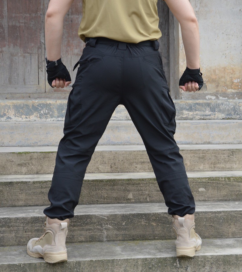 Mens Cargo Pants Work Combat Pants Outdoor Hiking Waterproof Trousers Tactical