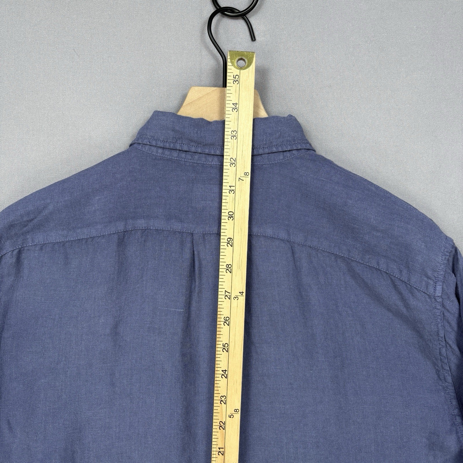 J.Crew Baird McNutt Irish Linen Long Sleeve Shirt Classic M Tall Button Front