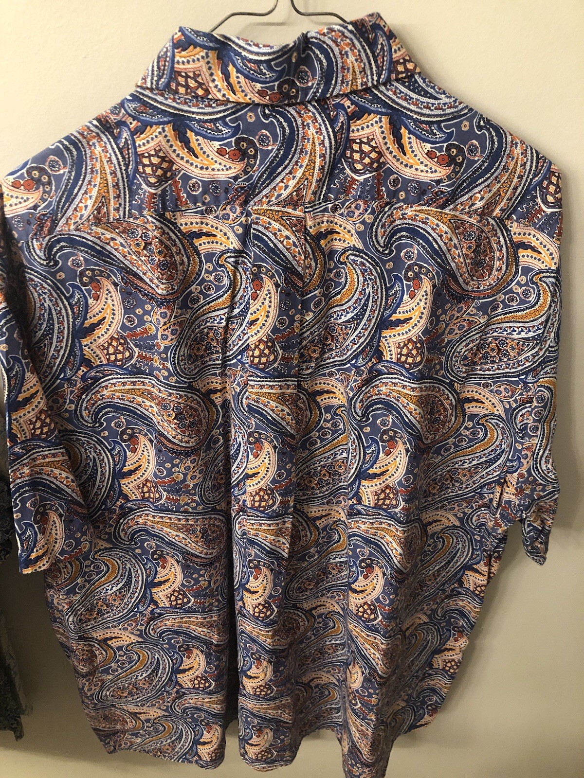 NWOT Daniel Cremieux Mens Classics Paisley Blue Orange Creme XXL 2XL Rare Color!