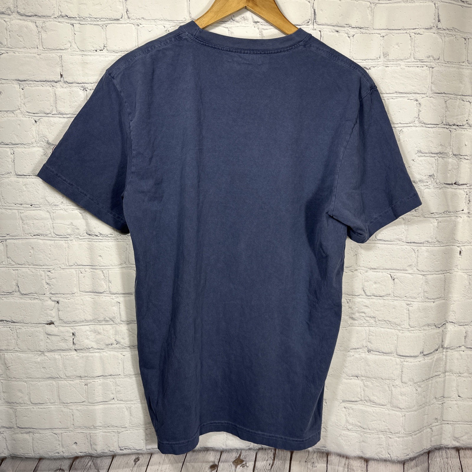 American Giant NWOT Mens M Premium Slub Crew Neck Tee Short Sleeve Blue T Shirt