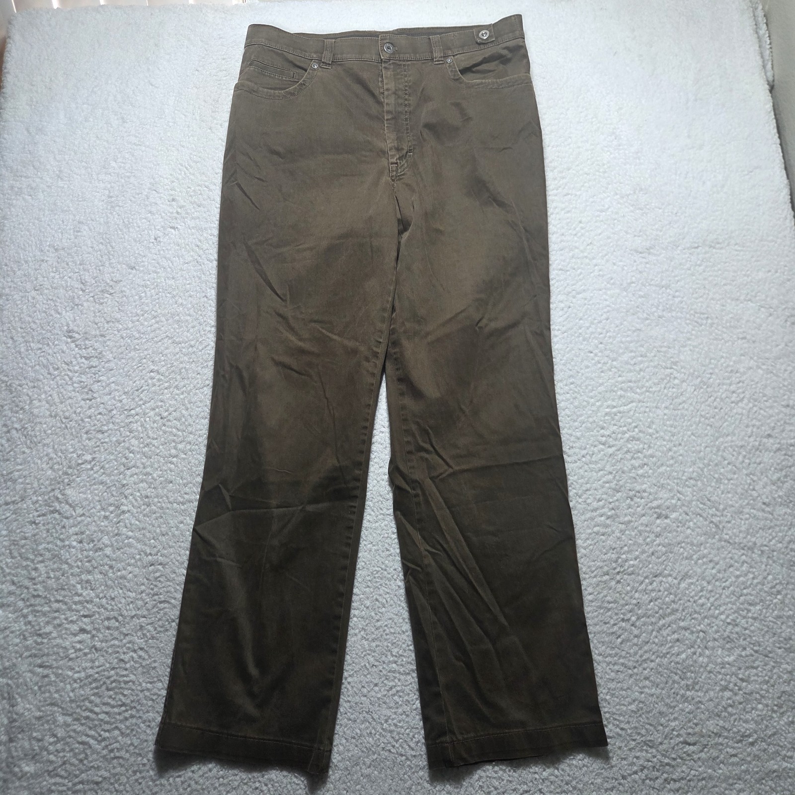 Hiltl Men’s Beige The Ultimate Trouser Cotton Blend Size 34/31