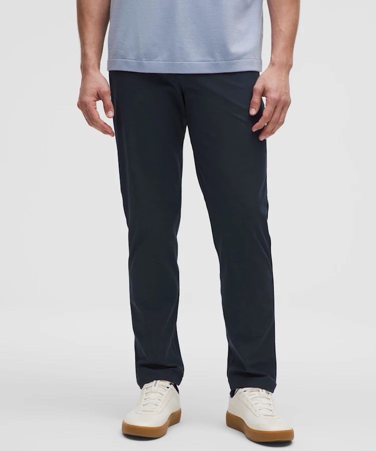 Lululemon ABC 5-Pocket Pant Classic Fit Warpstreme True Navy 32L – Mens Size 32