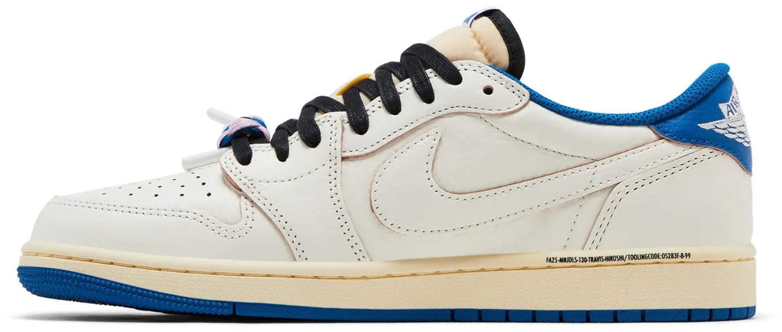 Fragment Design x Travis Scott x Air Jordan 1 Retro Low OG Sail Blue DM7866-104