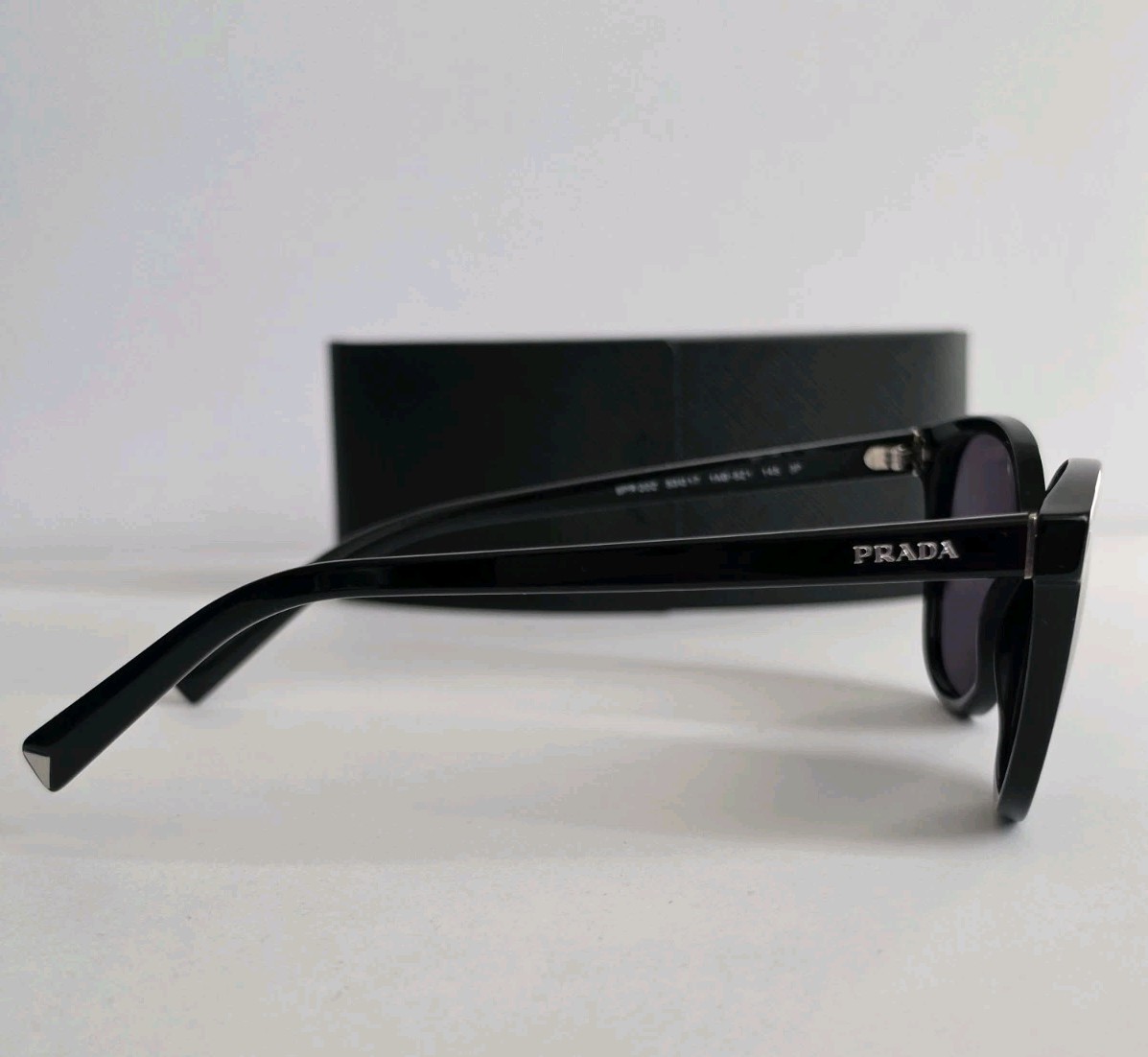 AUTHENTIC PRADA PR 22ZS Black Sunglasses