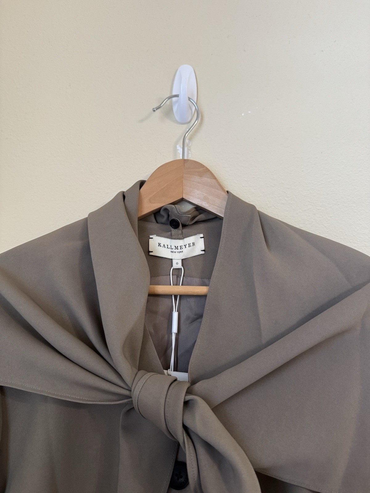 Kallmeyer New Jamie Scarf Blazer Jacket Viscose Cady Size 0