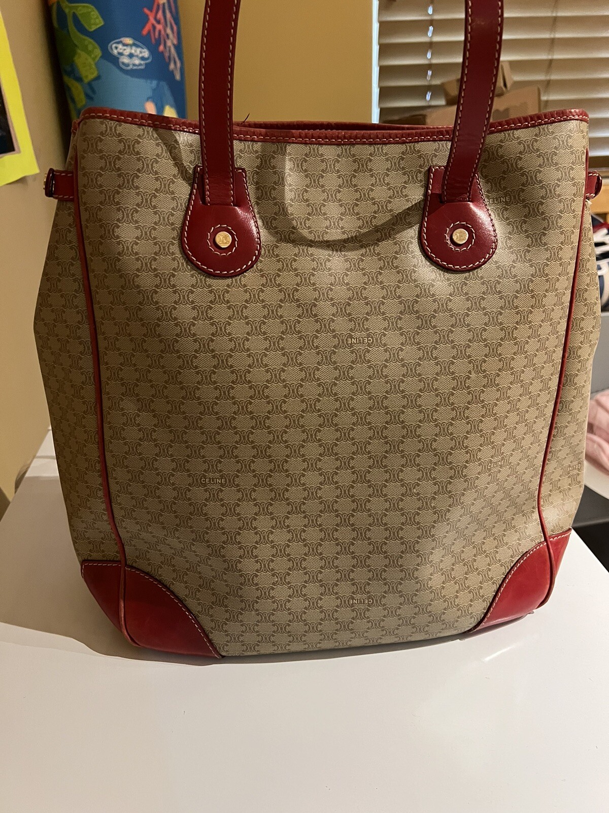 Celine Paris Bag Macadam Shoulder Handbag