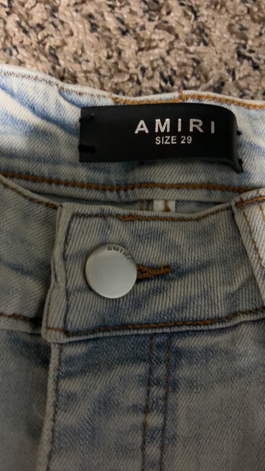 Amiri Baby Blue Mx1 Size 29-30