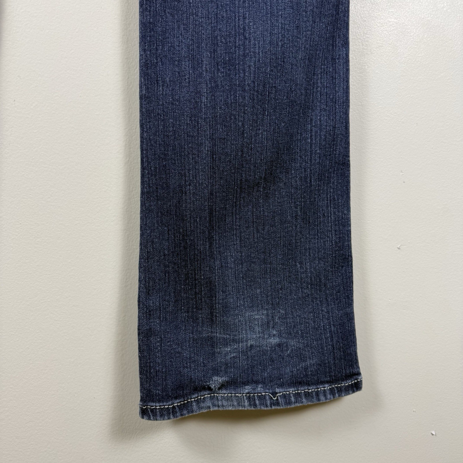 Wrangler Rock 47 Low Rise Bootcut Jeans SZ 7×34 Western Embellished Distressed