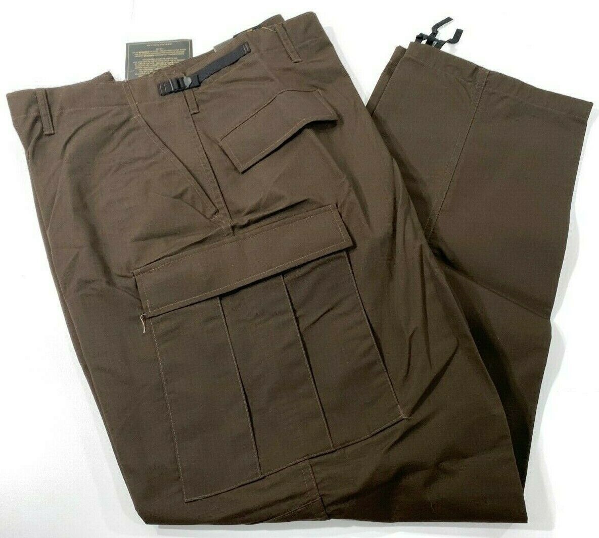 NEW SMALL MENS PROPPER F5201 POLY COTTON BLEND BDU PANTS F5201 BROWN SMALL REG