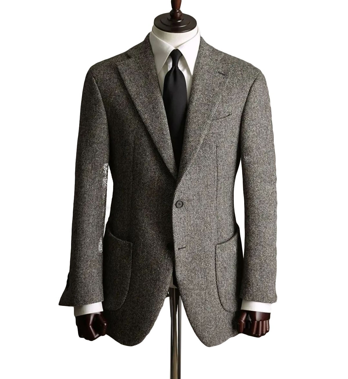 Business Mens Blazers Jackets Slim Fit Notch Lapel Outwear Work Single Breasted