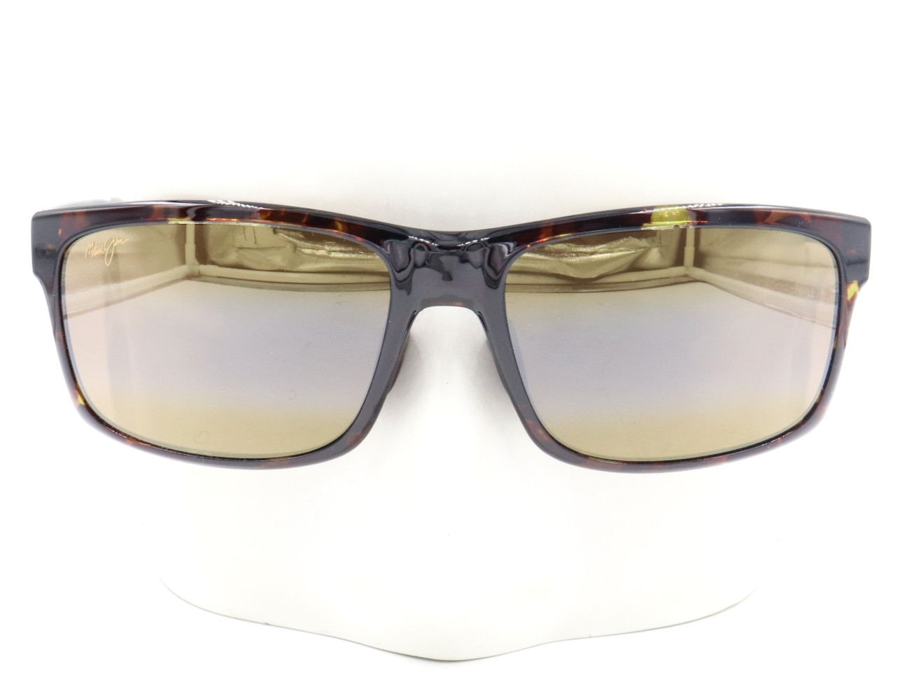 Maui Jim POKOWAI ARCH Olive Tortoise Bronze Sunglasses H439-15T / MJ0439S-003