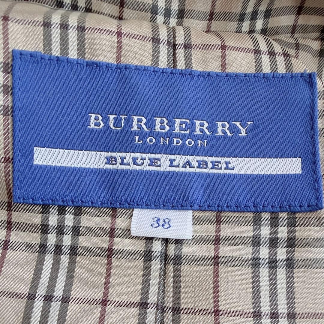 Burberry Blue Label Duffle Coat Camel with Hood Nova Check