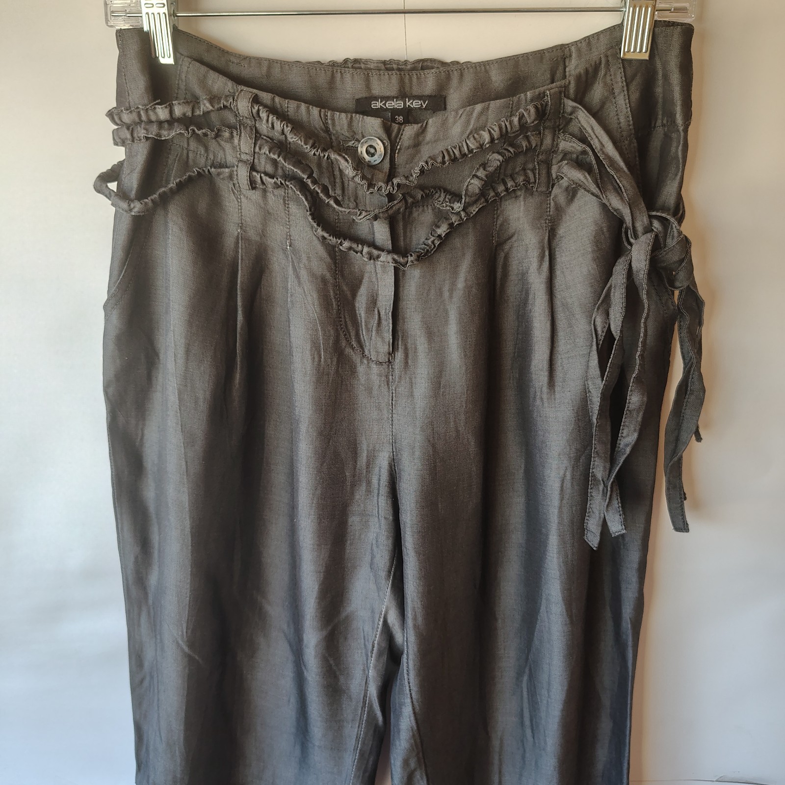 Akela Key French Designer Pants Size 6 Edgy Indie Cyberpunk Rave Festival 90s