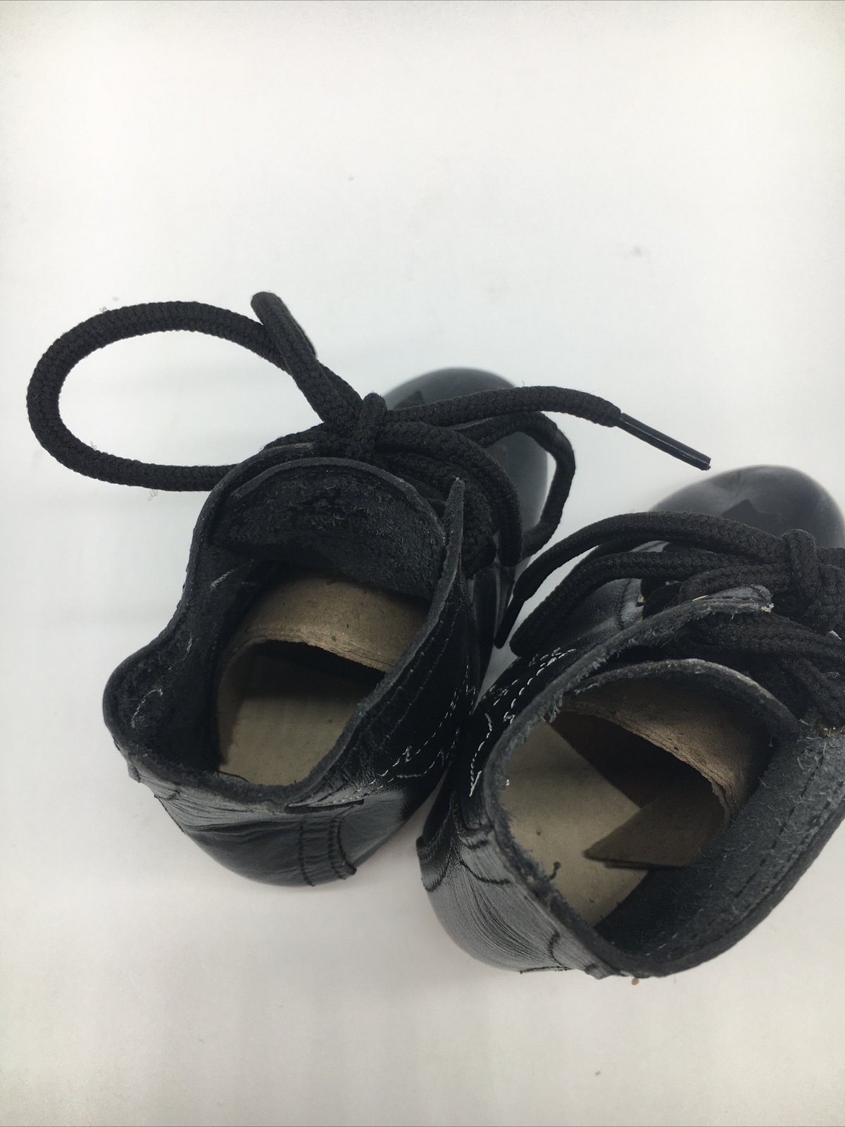 A Jama Product Infants Boots Black Embroidered Leather Size 1 Style 2501 New