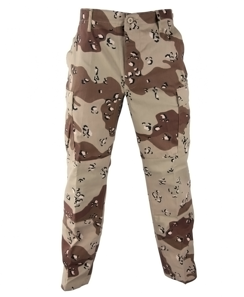 6 Color Chocolate Chip DESERT Camo BDU Cargo Pants Gulf War Paintball Navy Army