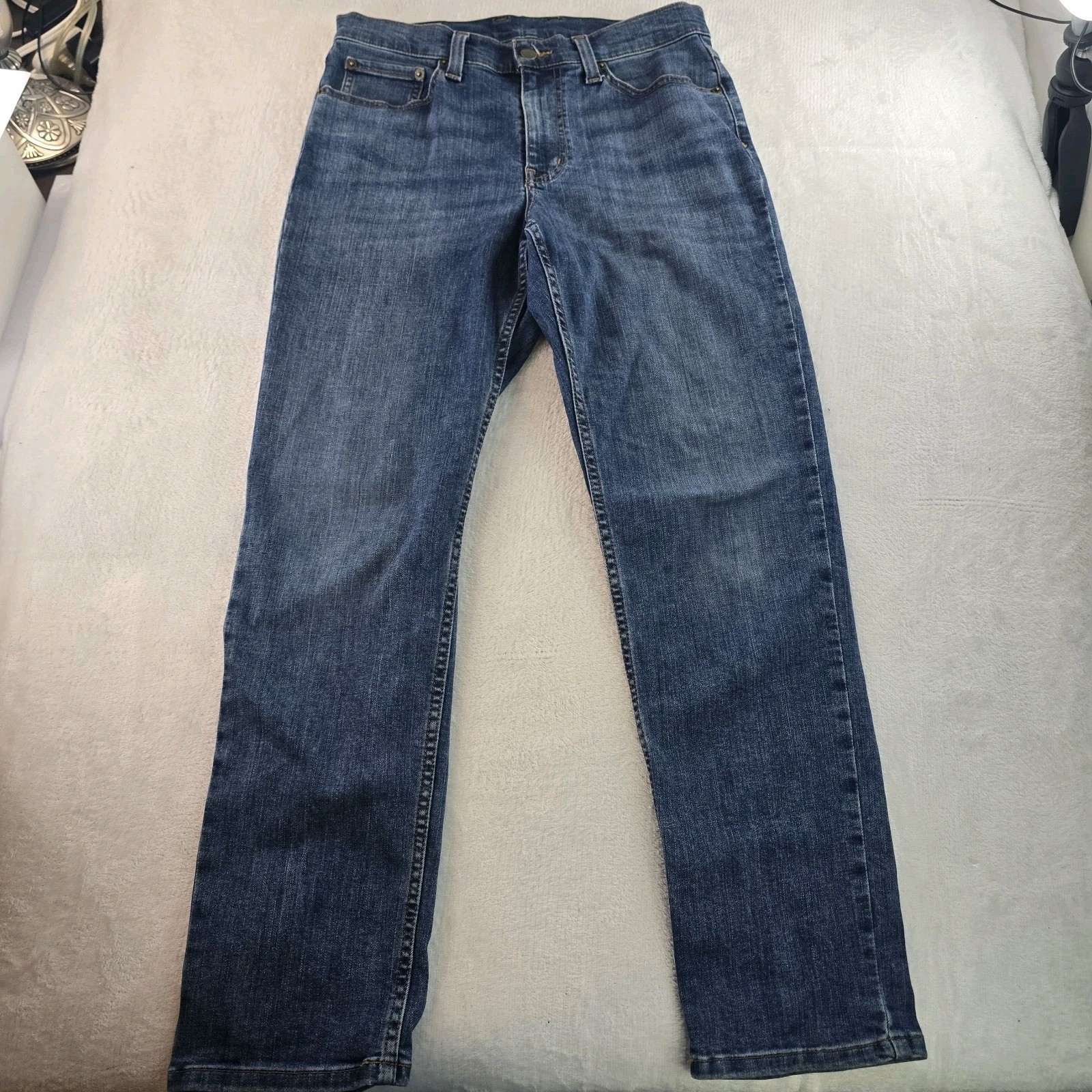 LL Bean Mens BeanFlex Jeans Standard Fit Straight Leg Stretch Size 30×29