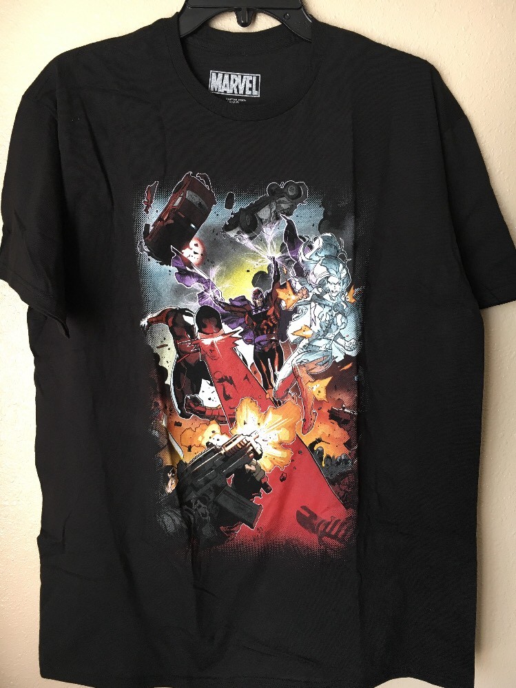 MARVEL – Youth’s Black T-Shirt Size 2XL -Brand New