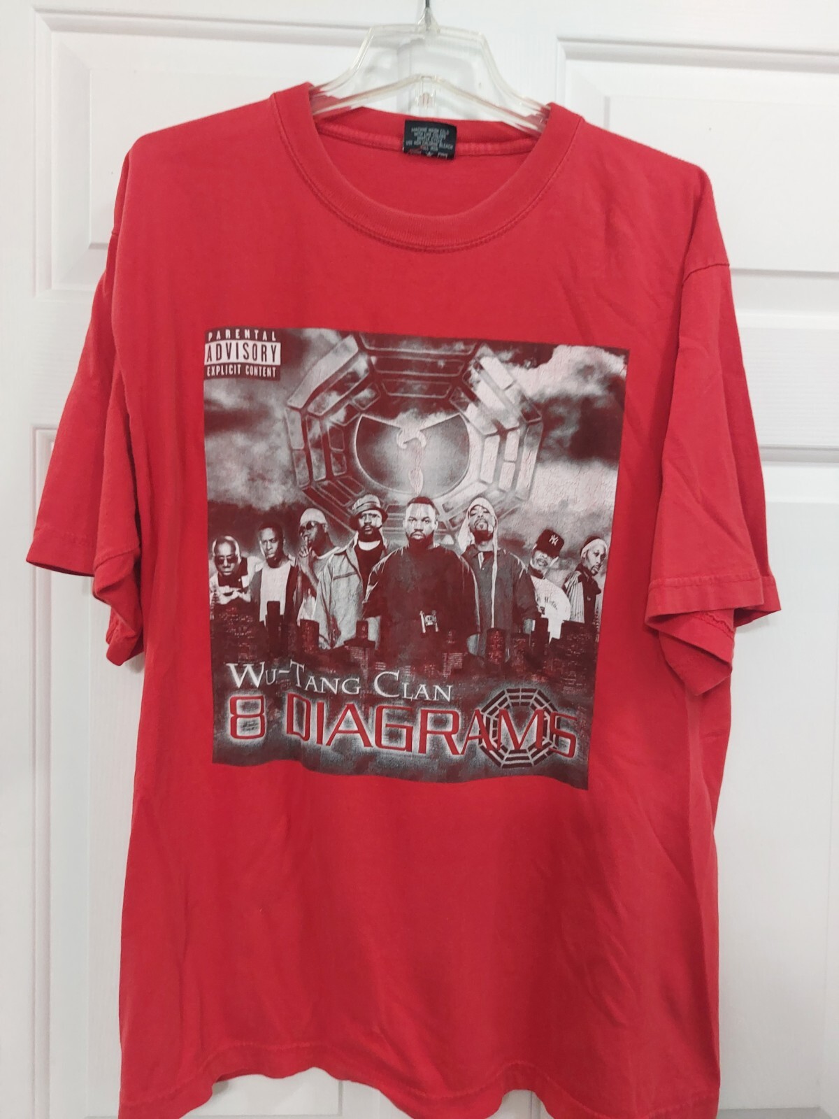 2008 Wu-Tang Clan 8 Diagrams Tour Rap T Shirt Rare Up TownTees XL Explicit