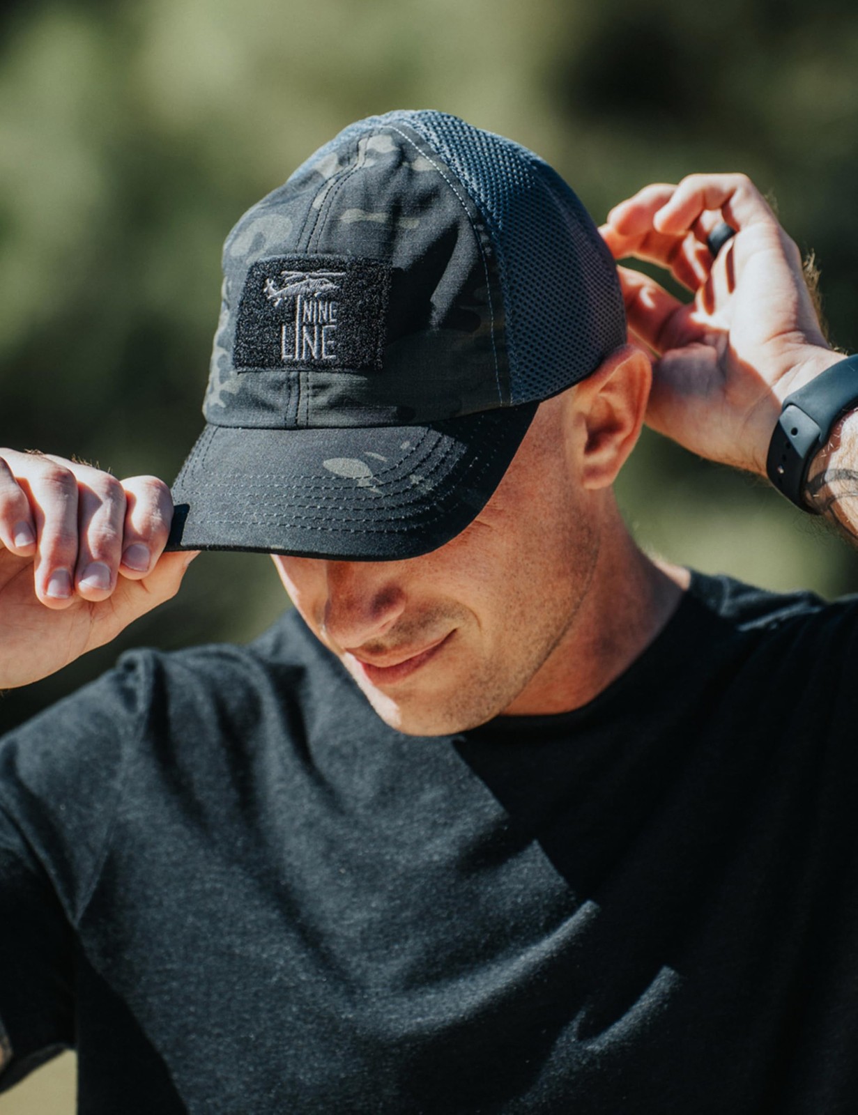 American Made Mesh Back Hat, Adjustable Trucker Baseball Cap, Embroidered Ame…