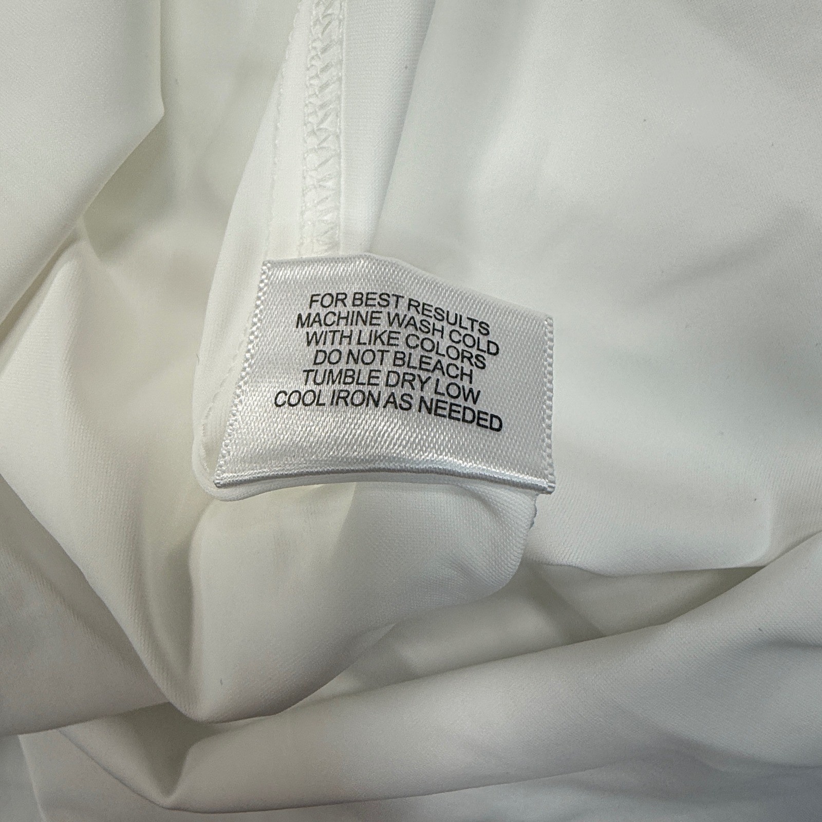 Collars & Co Mens Size Large Apex Performance Dress Shirt White Stretch NWT