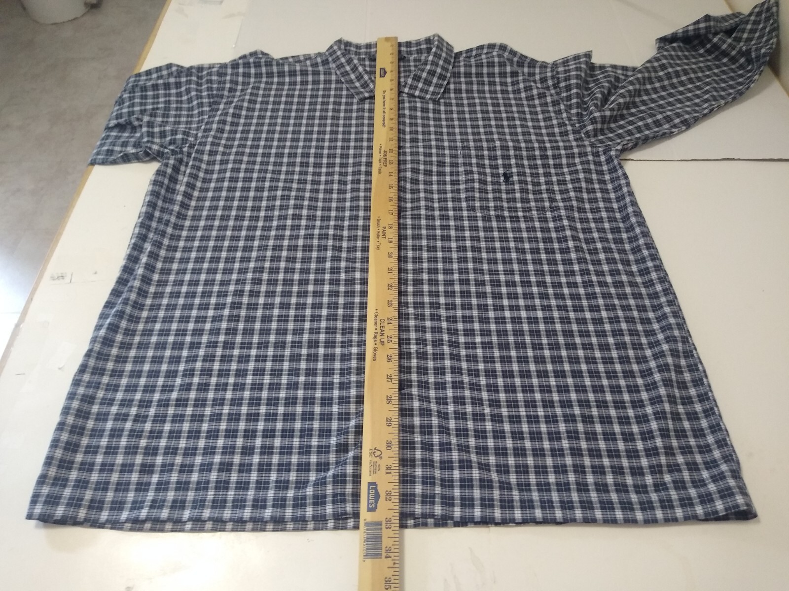 Polo by ralph Lauren no cuff long sleeve single pocket button up shirt