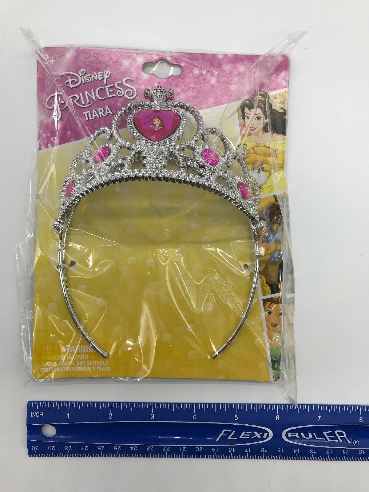 Child’s Girls Disney Princess Belle Beauty And The Beast Tiara Costume Accessory