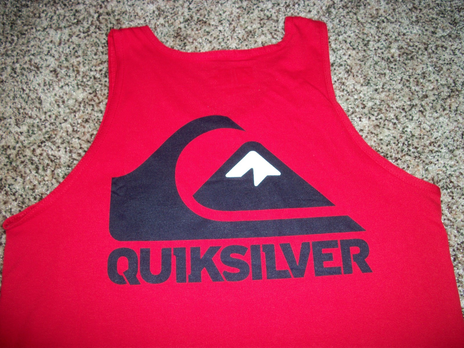 QUIKSILVER New NWT Mens Sleeveless Tank Top Shirt Red SMALL MEDIUM LARGE XL