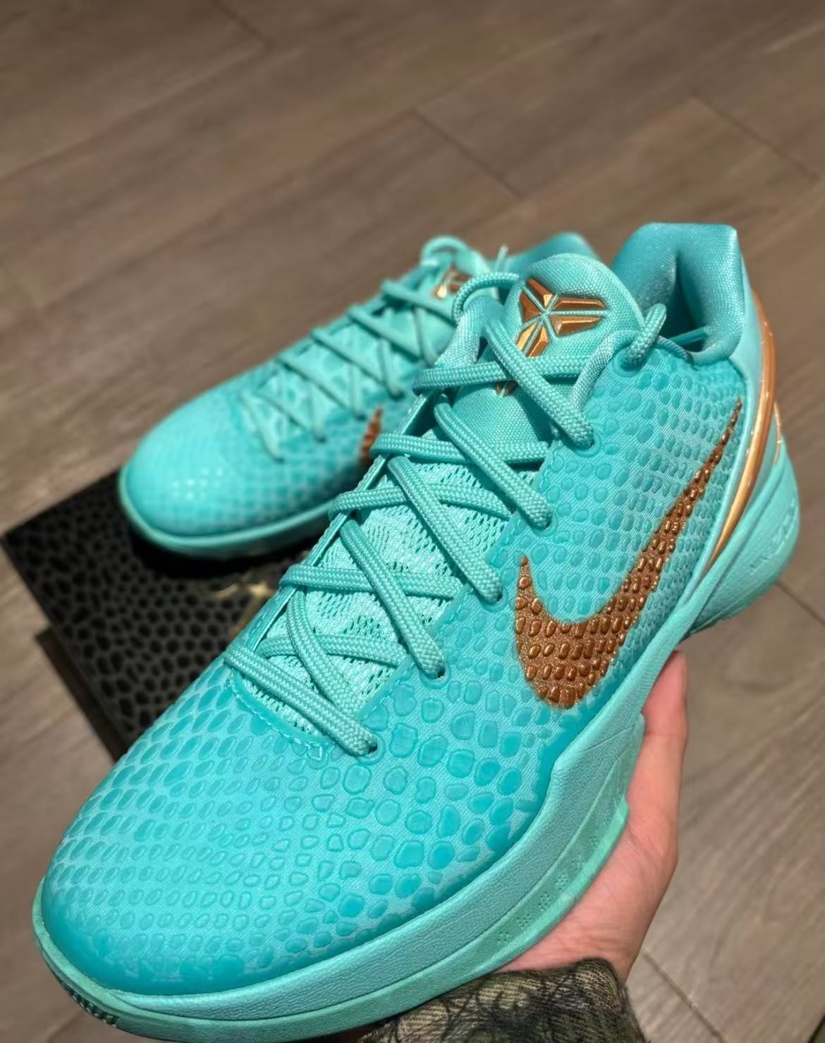 NK Kobe 6 Protro Jalen Brunson Statue of Liberty Mens basketball shoe IQ5774-300