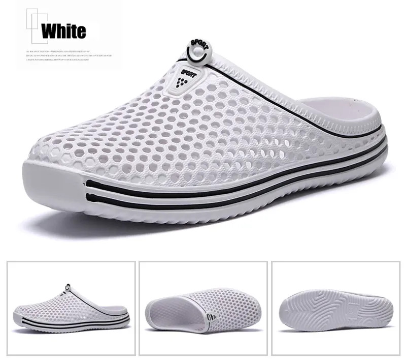 Summer Men Sandals Light EVA Casual Shoes Clogs Outdoor Beach Flat Slippers