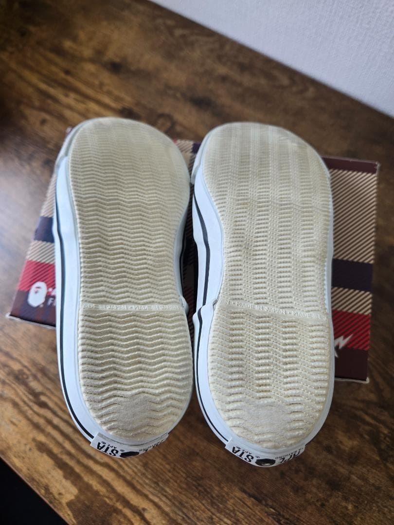 BAPE STA ABC Camo Shark Slip On Kids Shoes Size 19cm US 13C A Bathing Ape Great