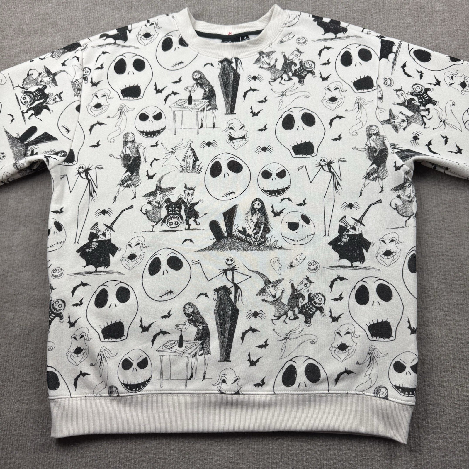 The Nightmare Before Christmas Shirt Sweater AOP Halloween Spooky Disney Medium