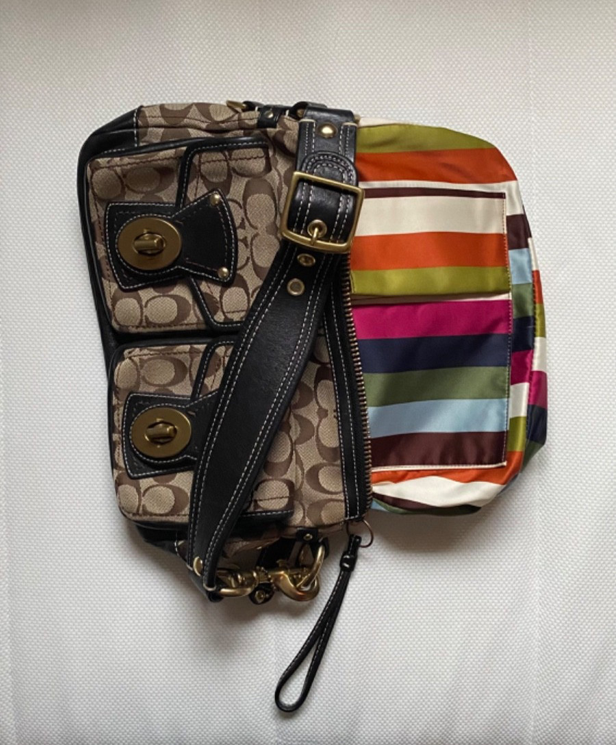 Coach Legacy 65th anniversary turn lock shoulder bag