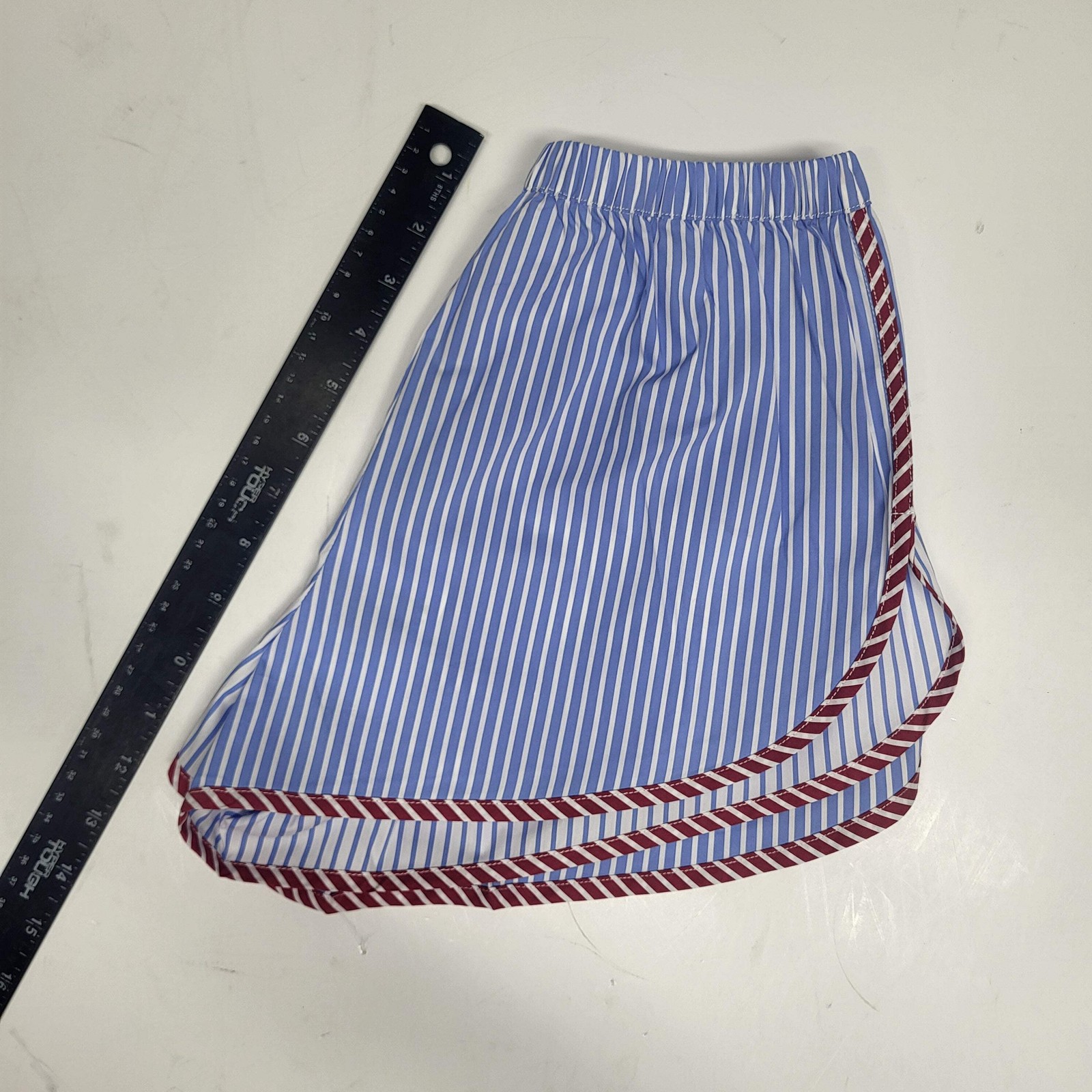 SOLID AND STRIPED The Lester Stripe Shorts XS Colorblock Marina SU26B661PYDCBM