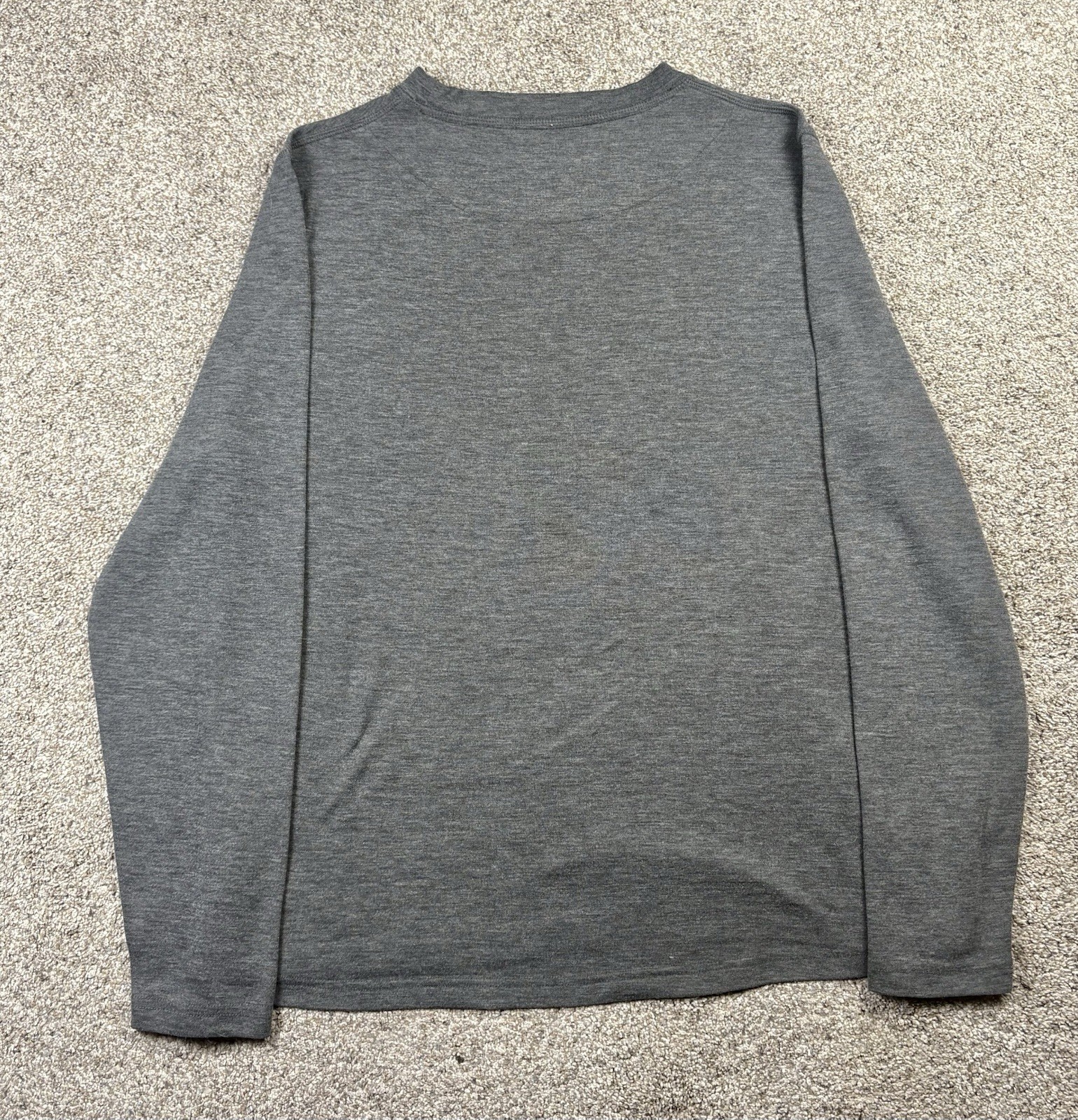 Omniwool Base Layer Long Sleeve Shirt Women’s Size Large Gray Pullover