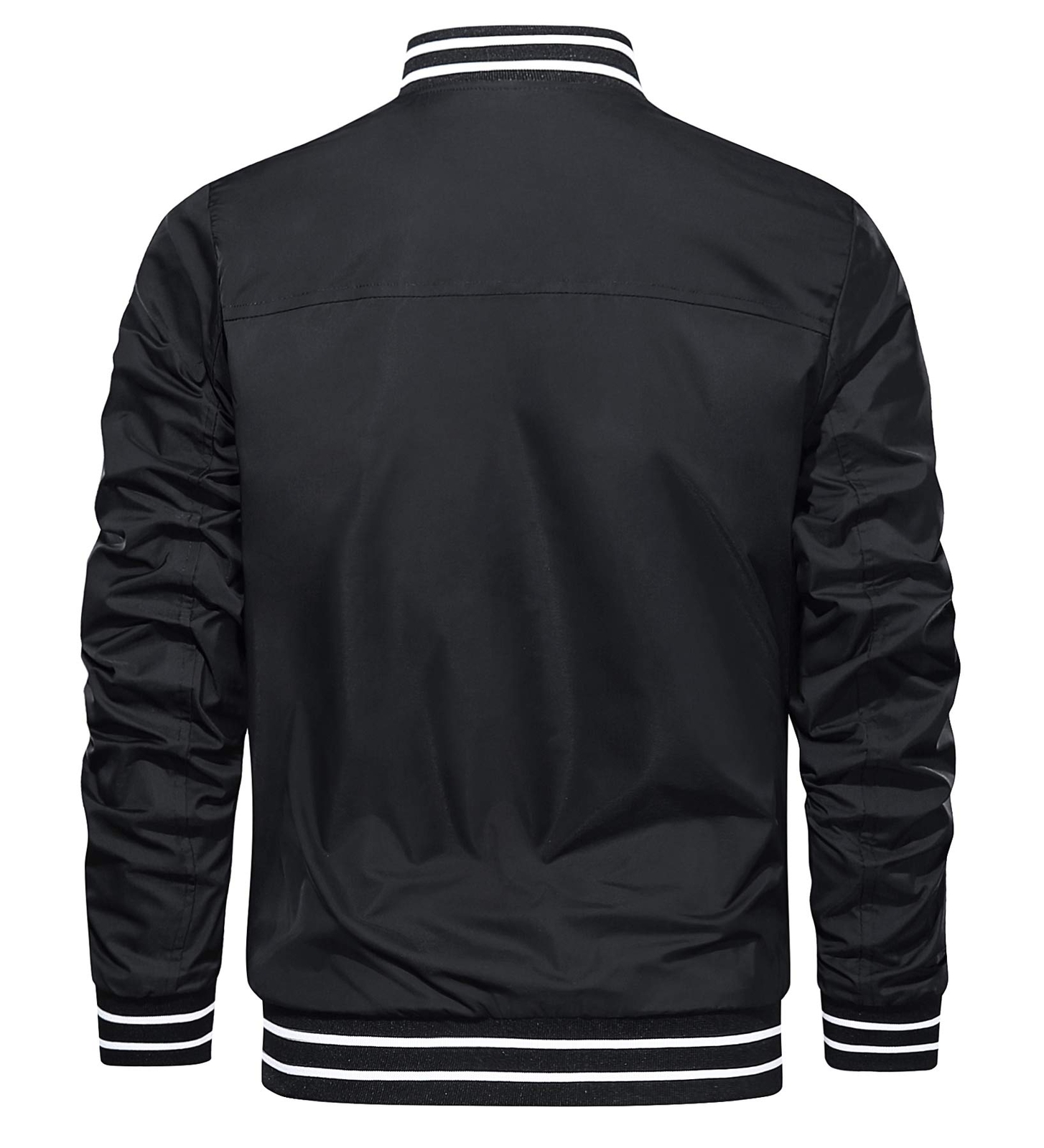 Full Zip Bomber Jackets Men’s Casual Military Jacket Pilot Flying Coats Outwear