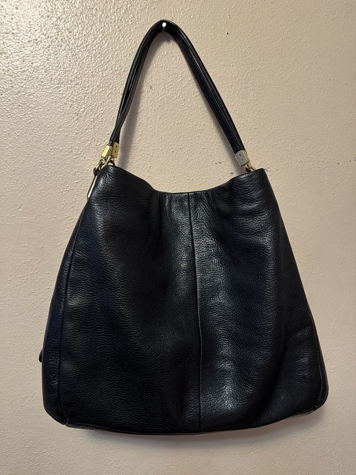Coach Madison Phoebe Shoulder Bag Purple Interior 24621