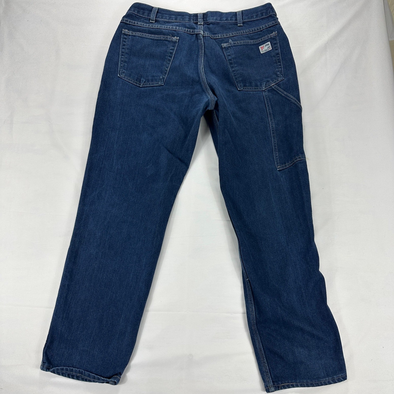 Tyndale FR F290T Flame Resistant Jeans Straight Leg Blue Denim 35×32 USA