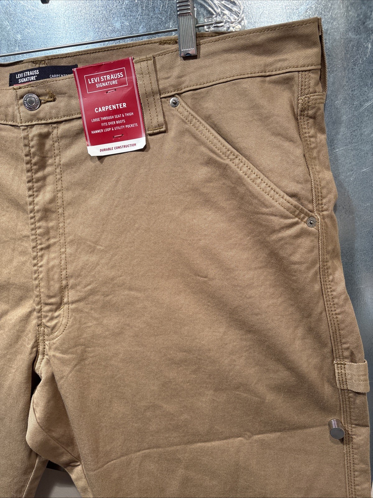 Levi’s Strauss Signature Workwear Carpenter Canvas 42×30 (actual 42×29 1/2) NWT