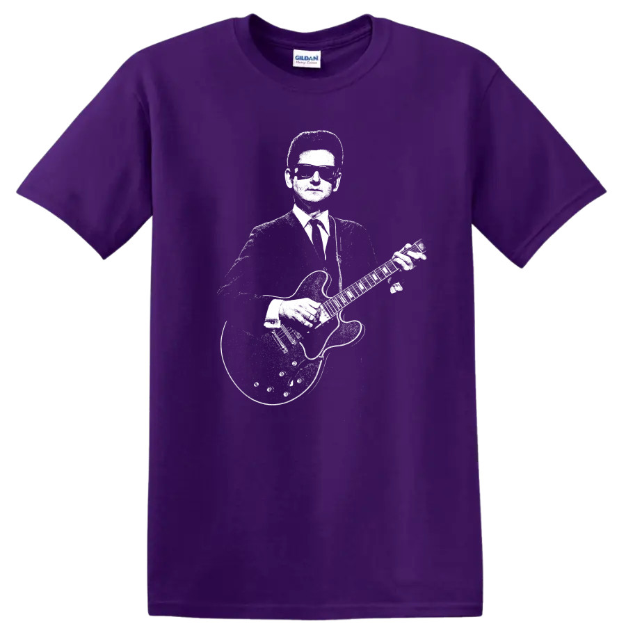 Roy Orbison T Shirt Rock Legend Guitar Singer Sunglasses Music Fan Concert Tee
