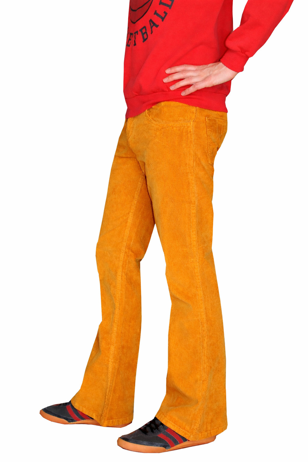 Men’s Bell Bottoms Flared Pants – Retro Corduroy Flares – 60s 70s Hippie Mod