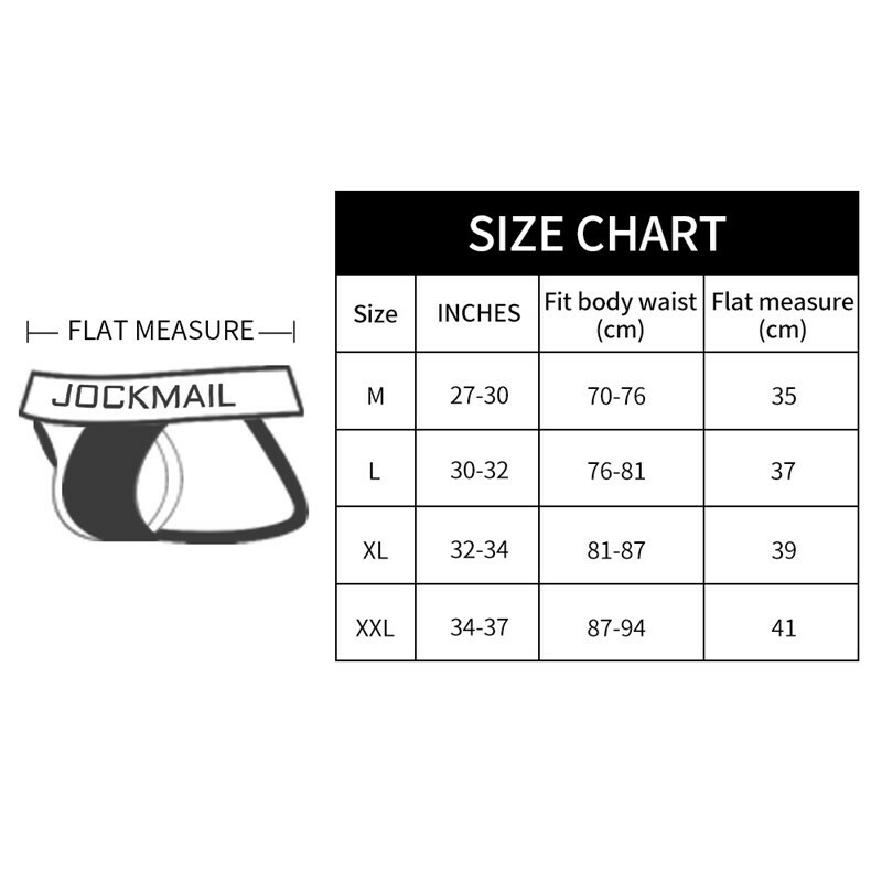 JOCKMAIL Men’s Sexy Jockstrap Underwear Buckle Cotton Backness Briefs Underpants