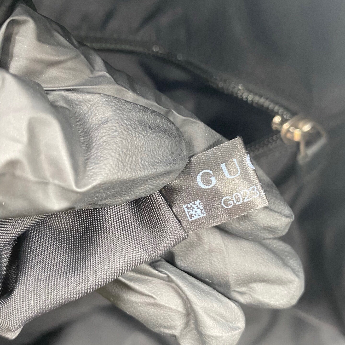 Gucci Sherry Ophidia GG Supreme Monogram Backpack Beige Canvas Web Black 051809