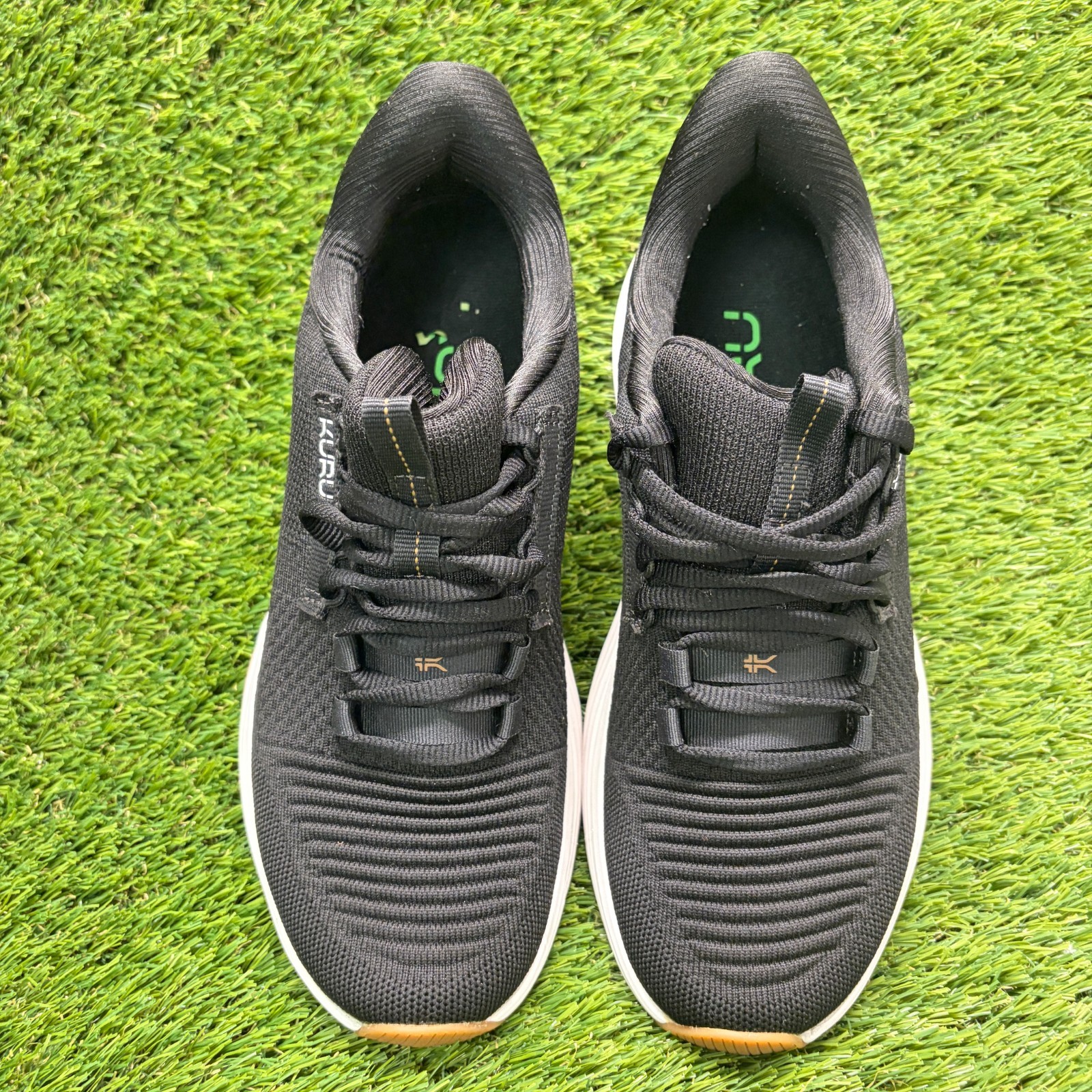 Kuru Atom 2 Womens Size 8D Black White Athletic Running Walking Shoes Sneakers